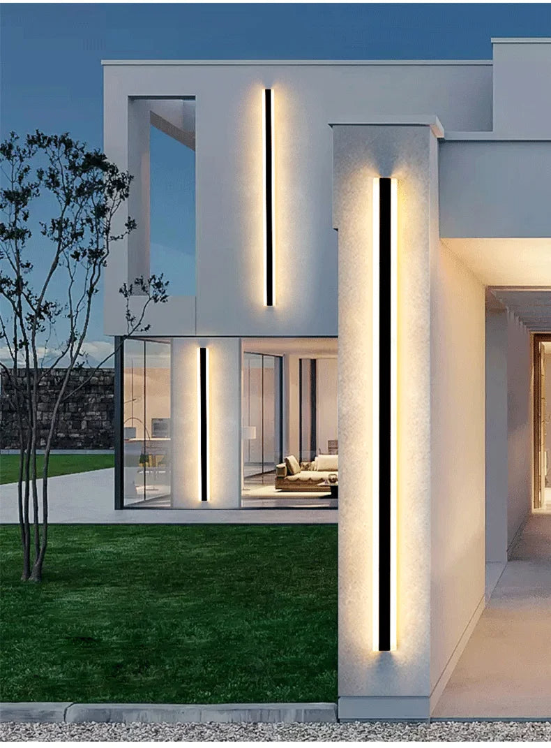 Callirrhoe - Wall Light Waterproof outdoor Long Strip LED wall lamp