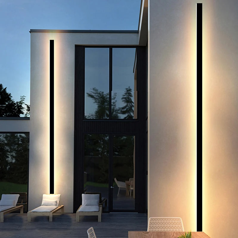 Callirrhoe - Wall Light Waterproof outdoor Long Strip LED wall lamp