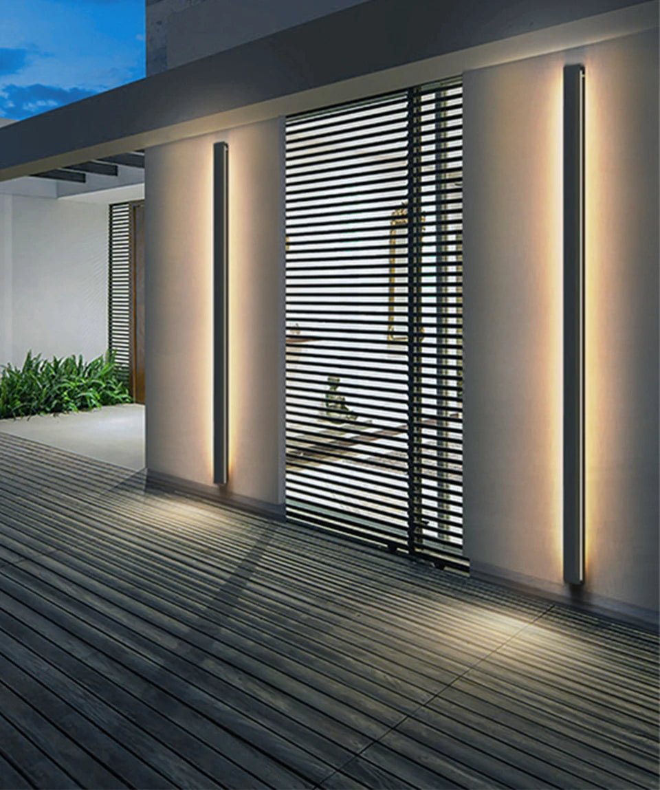 Callirrhoe - Wall Light Waterproof outdoor Long Strip LED wall lamp