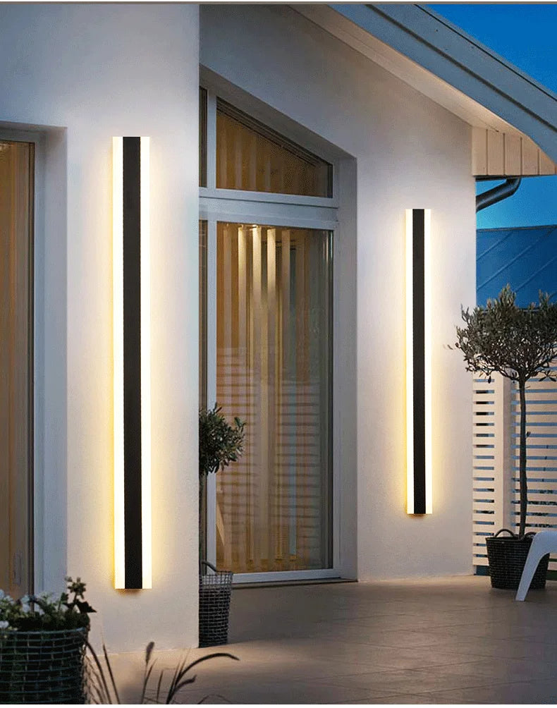 Callirrhoe - Wall Light Waterproof outdoor Long Strip LED wall lamp