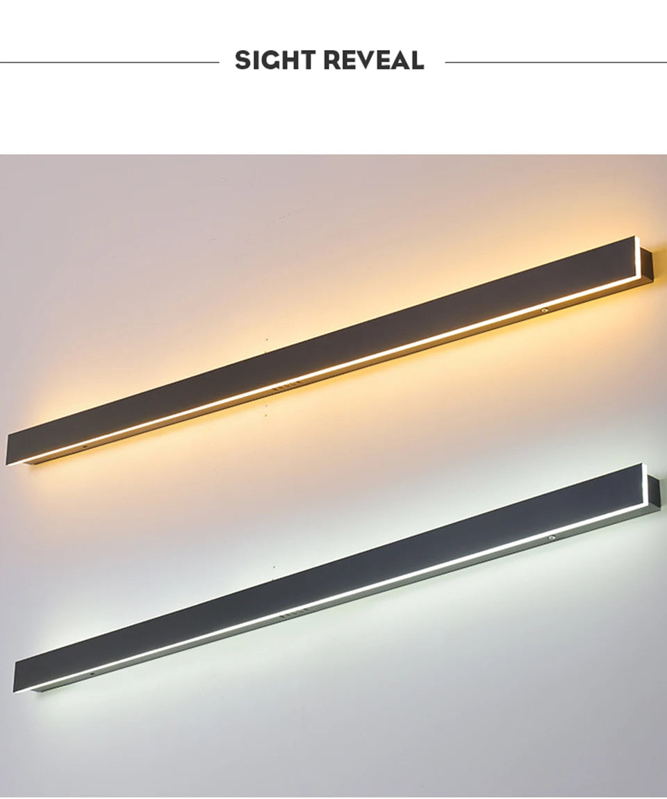 Callirrhoe - Wall Light Waterproof outdoor Long Strip LED wall lamp