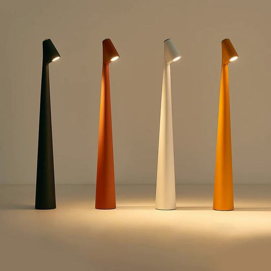 Draadloze Nordic LED Tafellamp | Minimalistisch Design | Oplaadbare Sfeerlamp voor Woonkamer, Eettafel & Nachtkastje