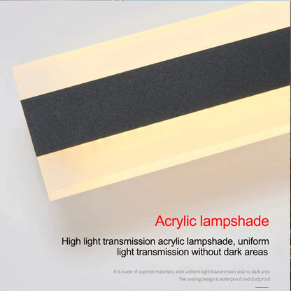 Callirrhoe - Wall Light Waterproof outdoor Long Strip LED wall lamp