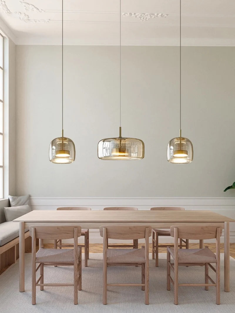 Astrid | Elegant Scandinavian Glass Pendant Lighting for Kitchen Island 3