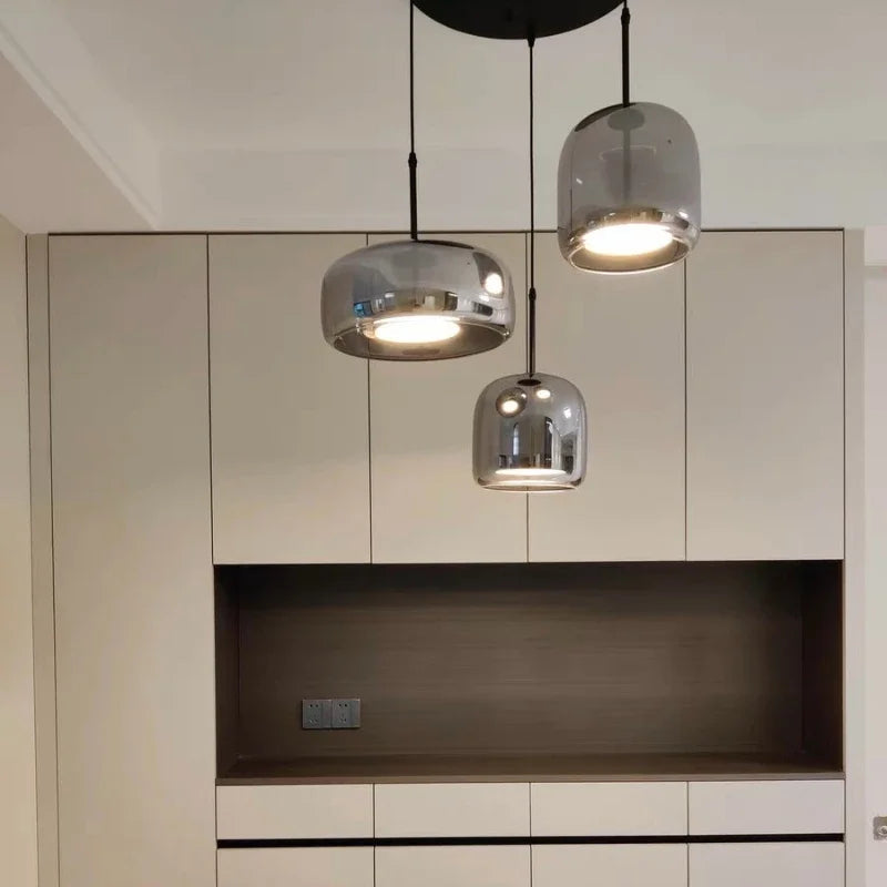 Astrid | Elegant Scandinavian Glass Pendant Lighting for Kitchen Island 7