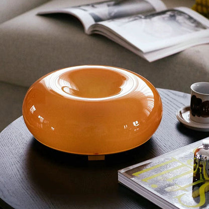 NARA LED Donut Lamp | Modern Bauhaus Design Rechargeable Table & Wall Light | Dimmable Touch Control