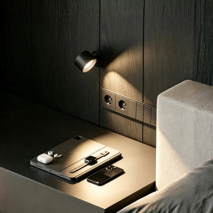 Luminara | Modern Adjustable Cordless Wall Lamp with 360° Light Direction 2