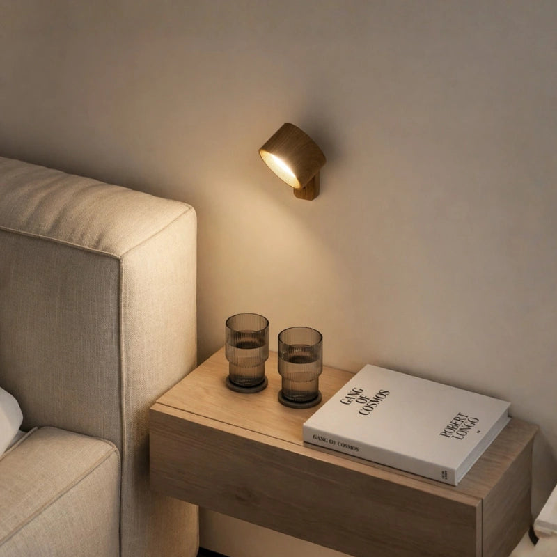Luminara | Modern Adjustable Cordless Wall Lamp with 360° Light Direction 6