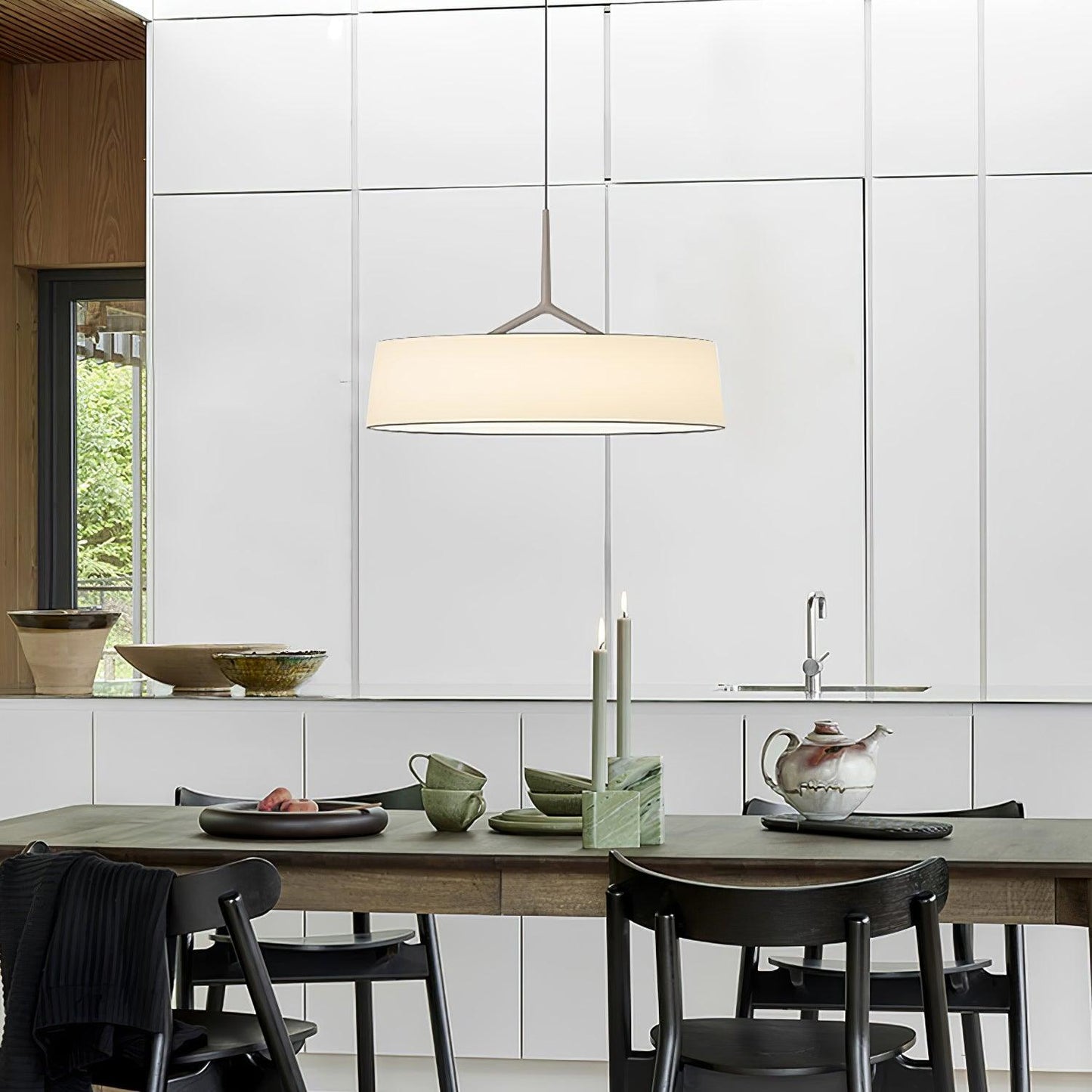 Lunaria | Sleek Modern Minimalist Kitchen Pendant Lighting Fixture 6