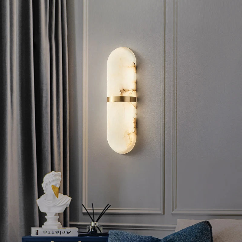MarbleGlow | Elegant Modern Nordic LED Wall Sconce Light 2