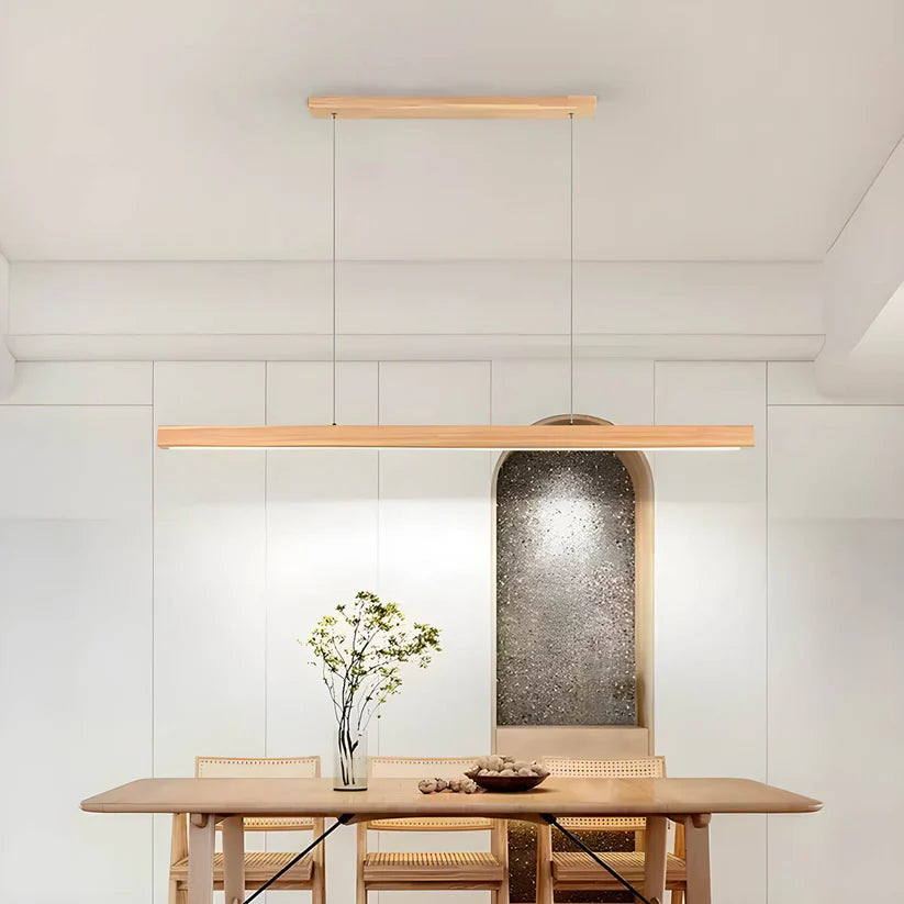 NordicGlow | Elegant Modern Wood Pendant Lighting for Kitchen Island 0
