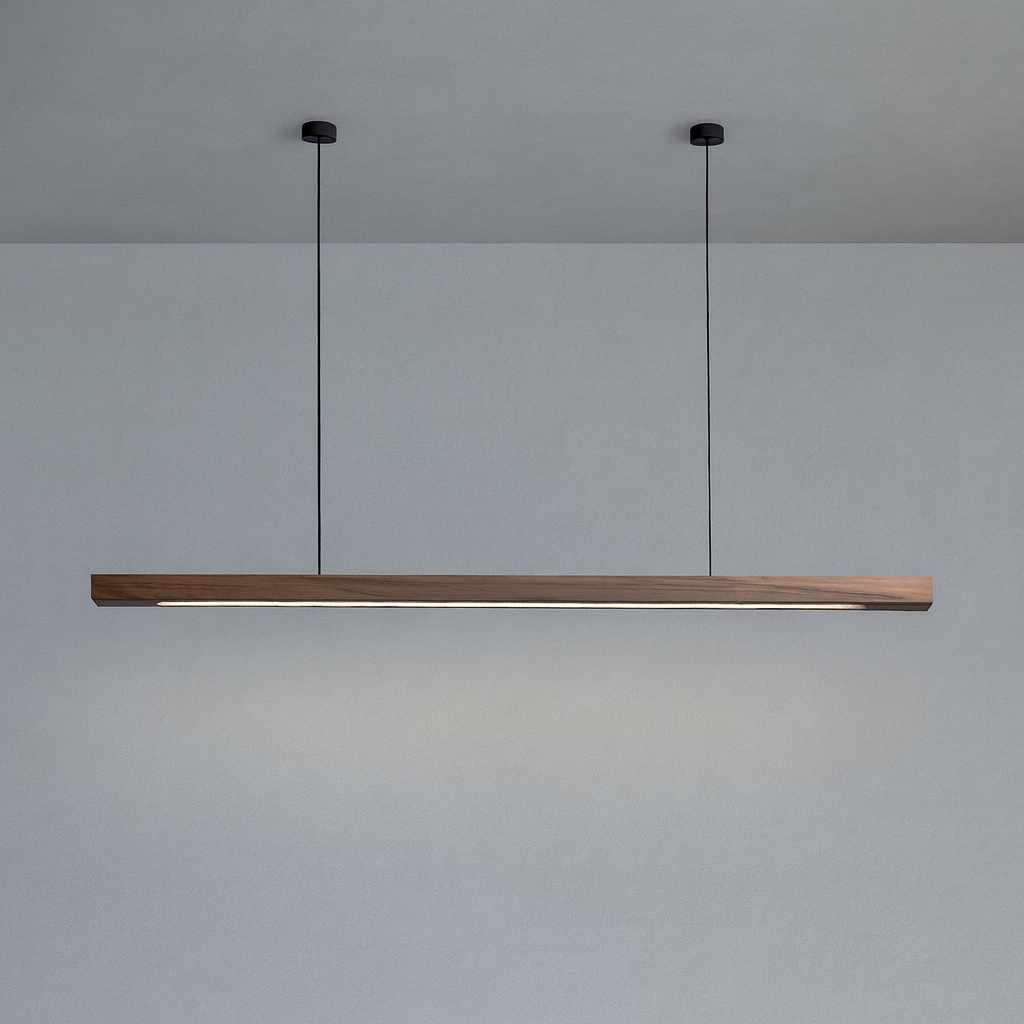 NordicGlow | Elegant Modern Wood Pendant Lighting for Kitchen Island 11