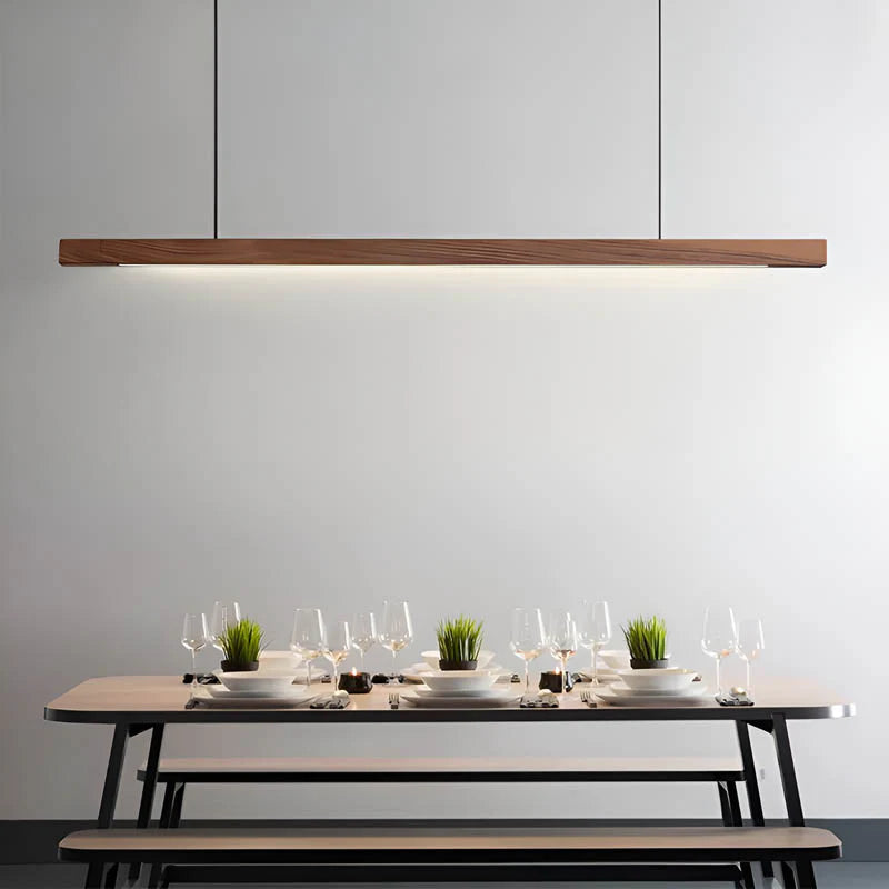 NordicGlow | Elegant Modern Wood Pendant Lighting for Kitchen Island 2