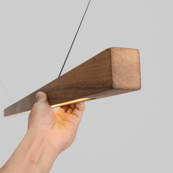 NordicGlow | Elegant Modern Wood Pendant Lighting for Kitchen Island 4