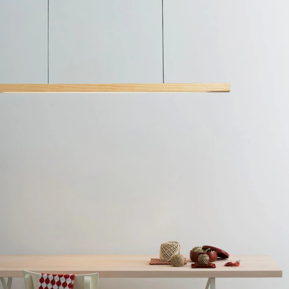NordicGlow | Elegant Modern Wood Pendant Lighting for Kitchen Island 8