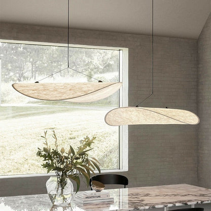 SilkAura | Elegant Black Japandi Kitchen Pendant Light Fixture 5