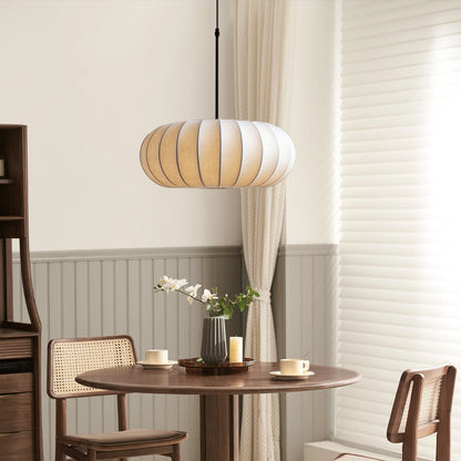 VeronaSilk | Elegant Hand-Stretched Silk Kitchen Pendant Lighting 7