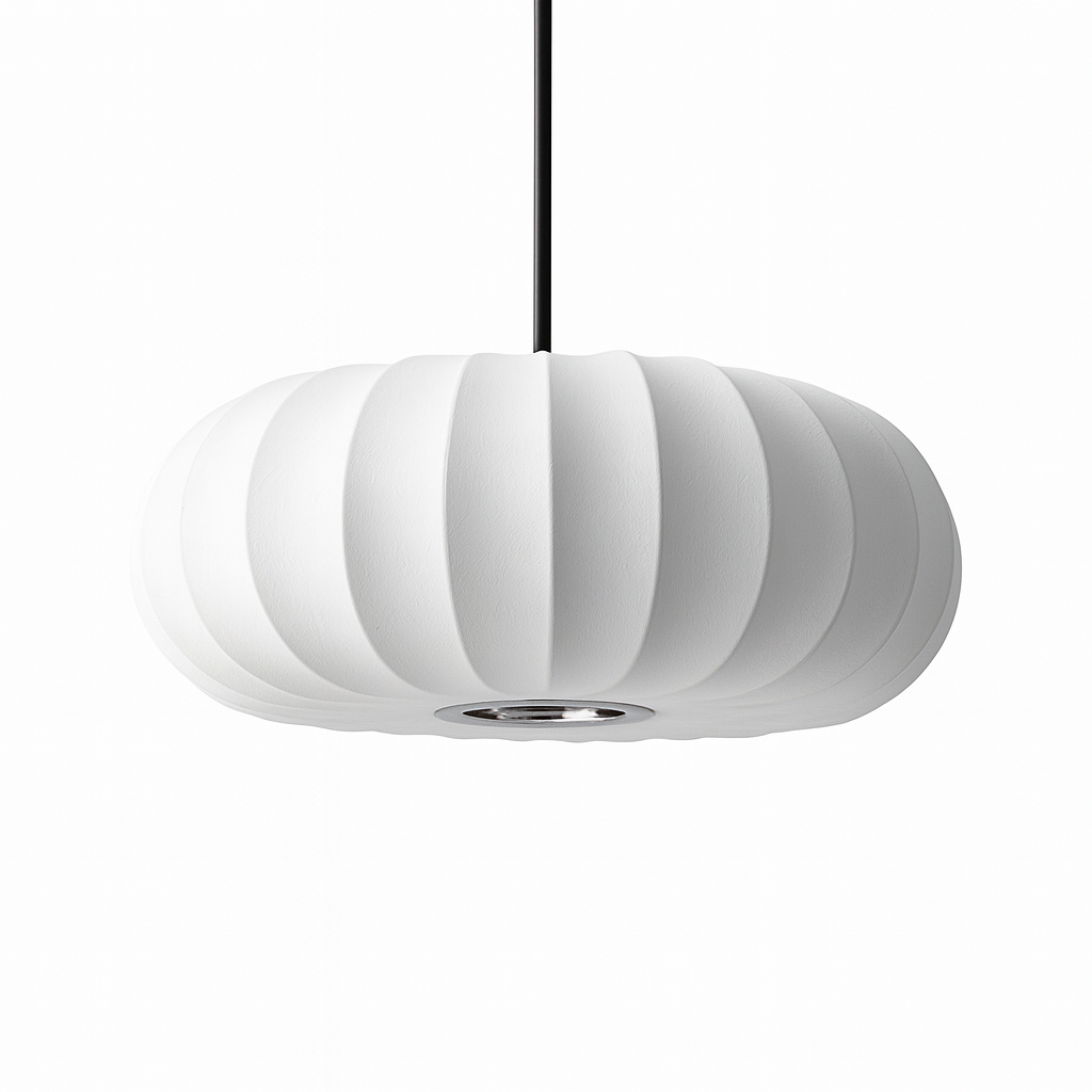 VeronaSilk | Elegant Hand-Stretched Silk Kitchen Pendant Lighting 8