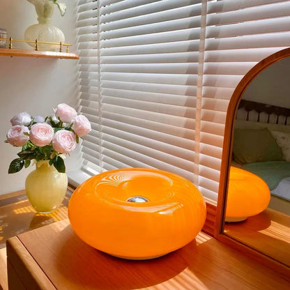 NARA LED Donut Lamp | Modern Bauhaus Design Rechargeable Table & Wall Light | Dimmable Touch Control