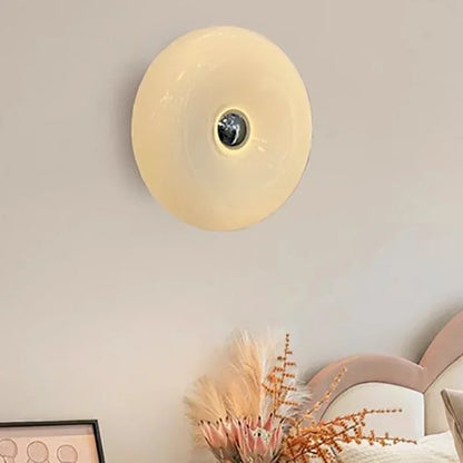 NARA LED Donut Lamp | Modern Bauhaus Design Rechargeable Table & Wall Light | Dimmable Touch Control