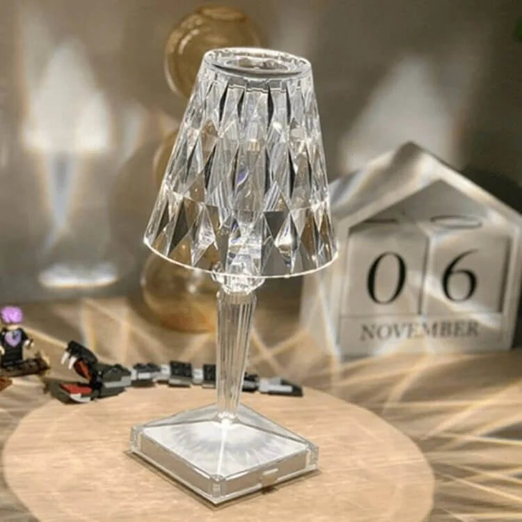 LED Crystal Rechargeable Table Lamp - Create Romantic Atmosphere