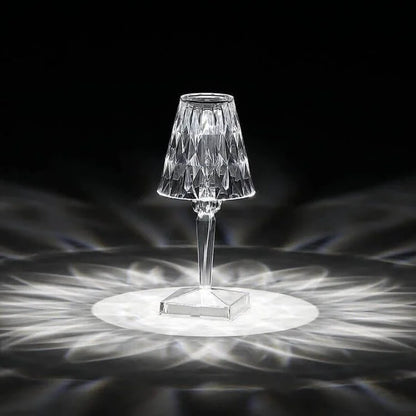 LED Crystal Rechargeable Table Lamp - Create Romantic Atmosphere