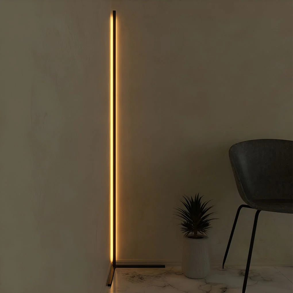 Minimalist Strip LED RGB Dimming with Remote Modern Floor Lamp Standing Lamp